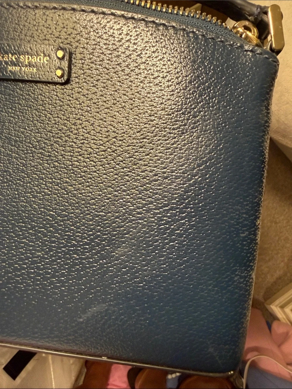 kate spade New York Jeanne small pebbled leather crossbody bag